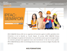 Tablet Screenshot of ipfac-semafor.com